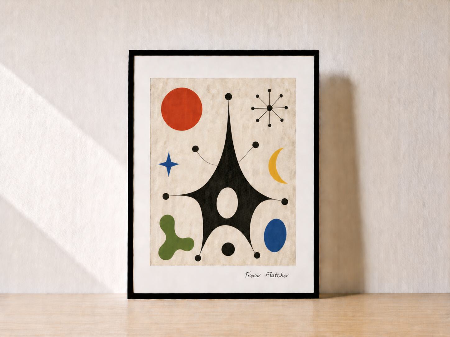 Abstract art in soft light