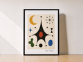 Abstract art on minimalist display