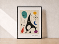 Abstract art on wood display