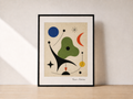 Abstract shapes on a minimalist desk